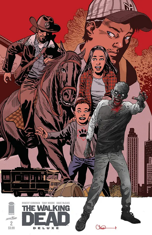 The Walking Dead Deluxe #2 Cover C Charlie Adlard Connecting Variant
