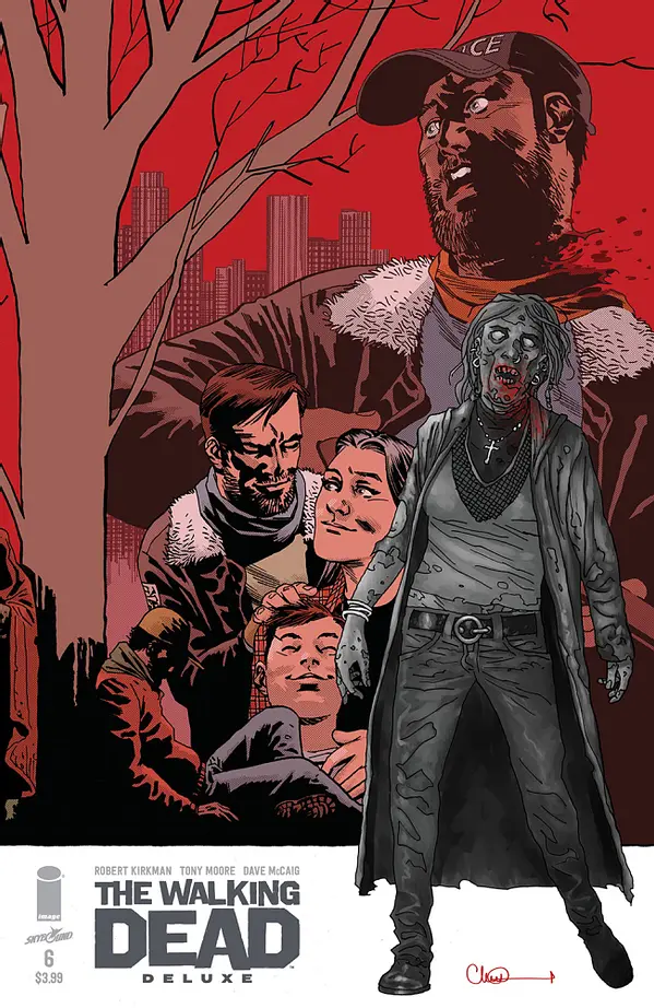 The Walking Dead Deluxe #6 Cover C Charlie Adlard Connecting Variant