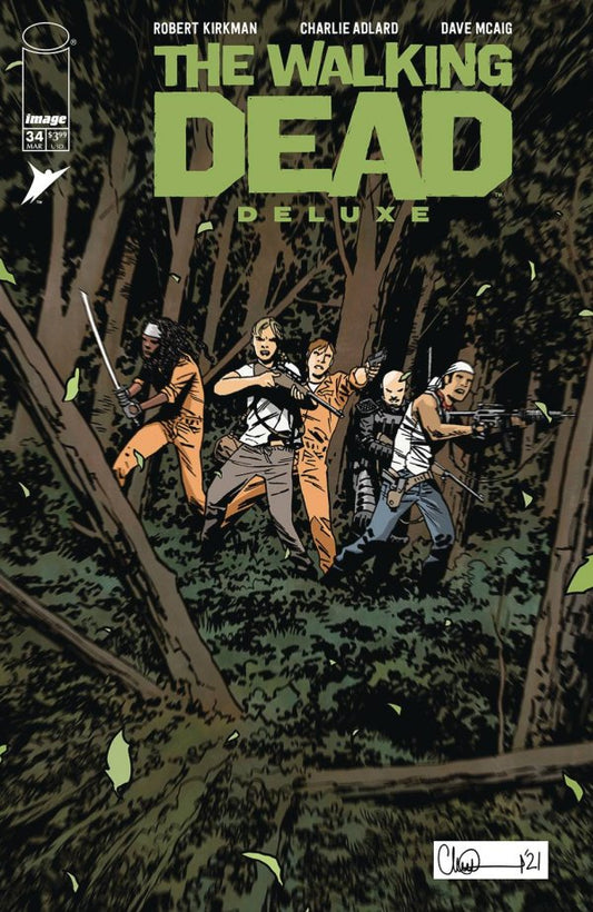 The Walking Dead Deluxe #34 Cover D Charlie Adlard Variant