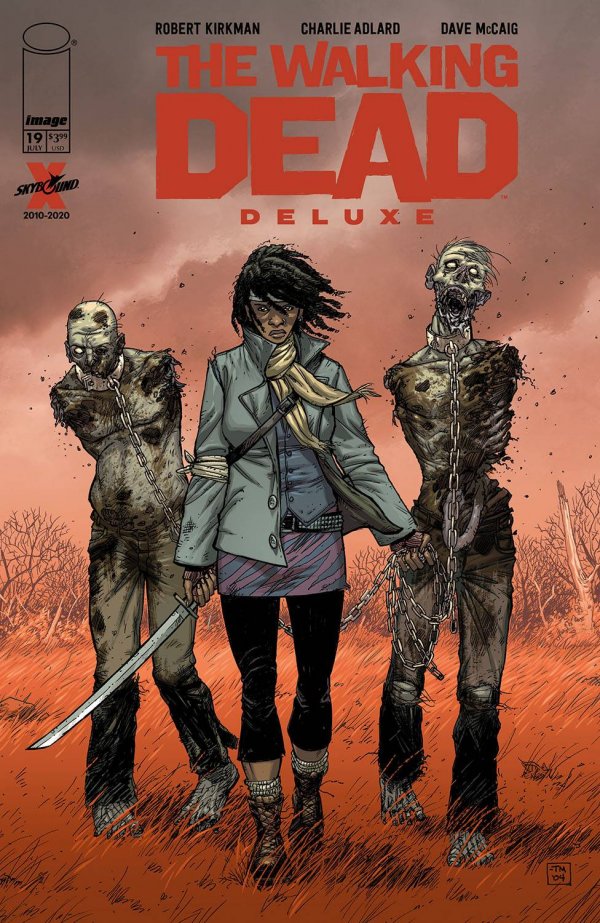 The Walking Dead Deluxe #19 Cover B Tony Moore Variant