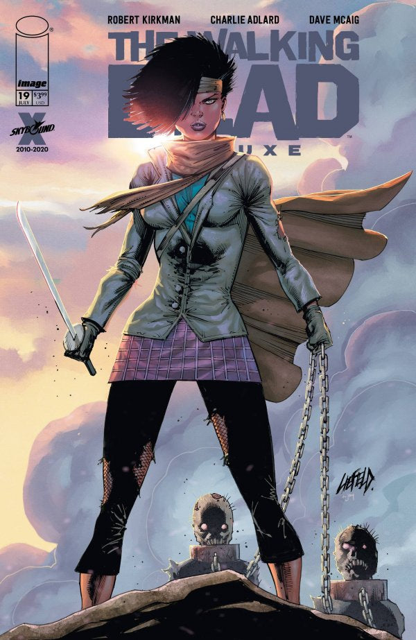 The Walking Dead Deluxe #19 Cover F Rob Liefeld Variant