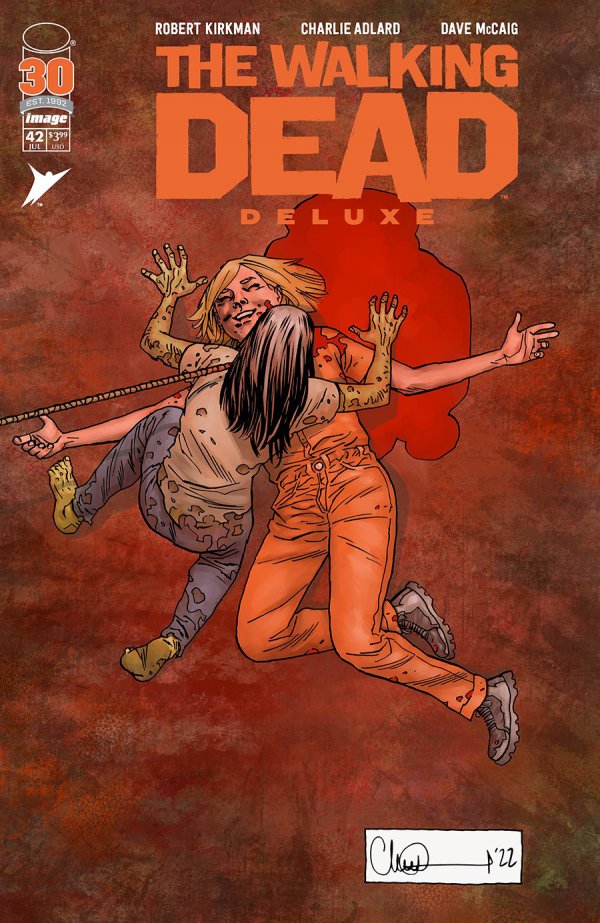 The Walking Dead Deluxe #42 Cover E Charlie Adlard Variant