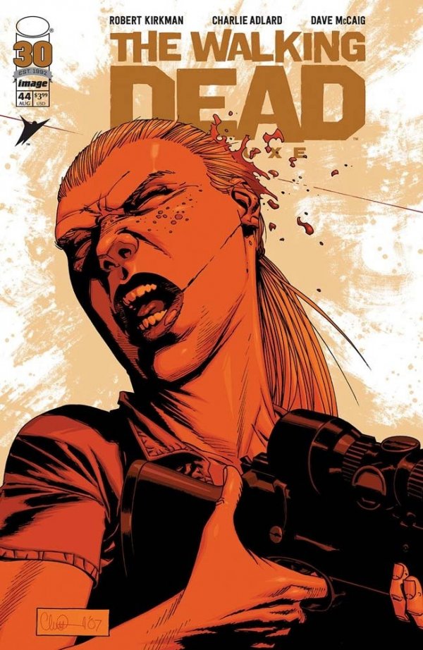 The Walking Dead Deluxe #44 Cover B Charlie Adlard Variant