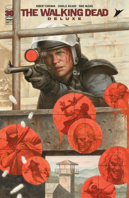 The Walking Dead Deluxe #44 Cover C Paolo Rivera Connecting Variant