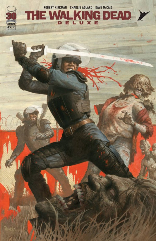 The Walking Dead Deluxe #45 Cover C Paolo Rivera Connecting Variant