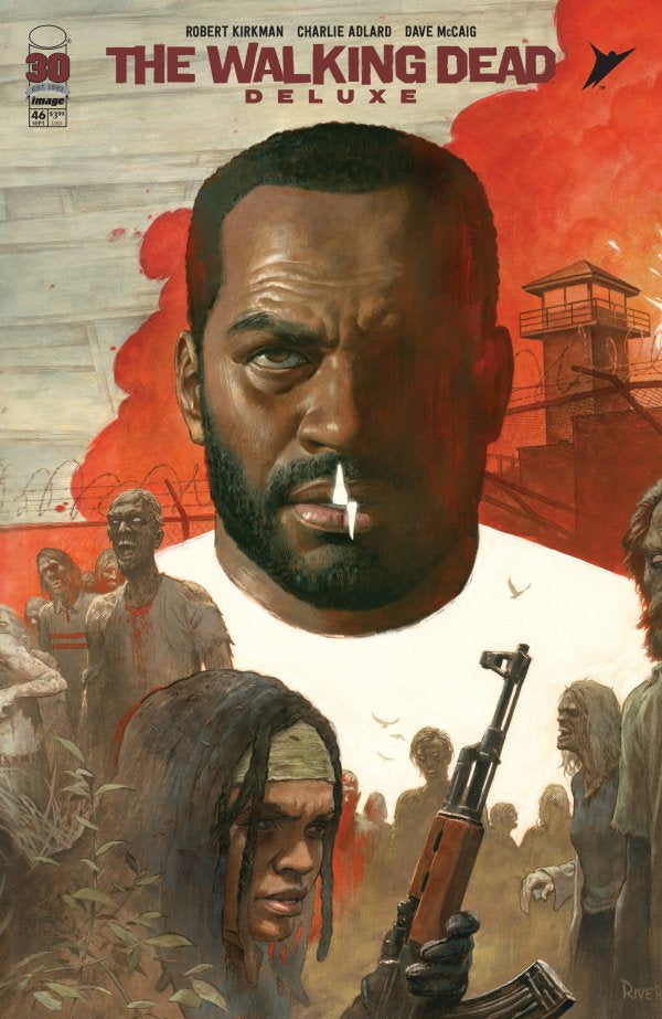 The Walking Dead Deluxe #46 Cover C Paolo Rivera Connecting Variant