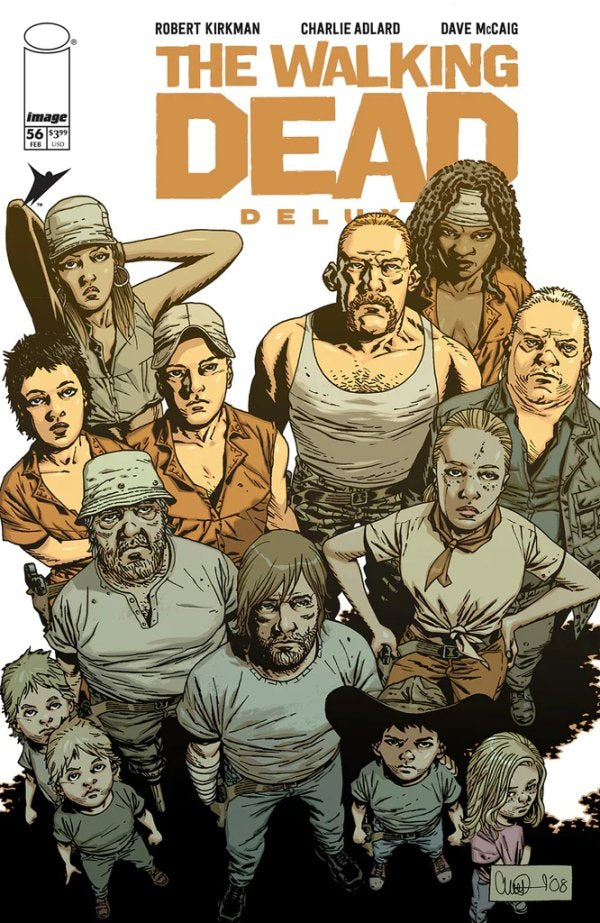 The Walking Dead Deluxe #56 Cover B Charlie Adlard Variant