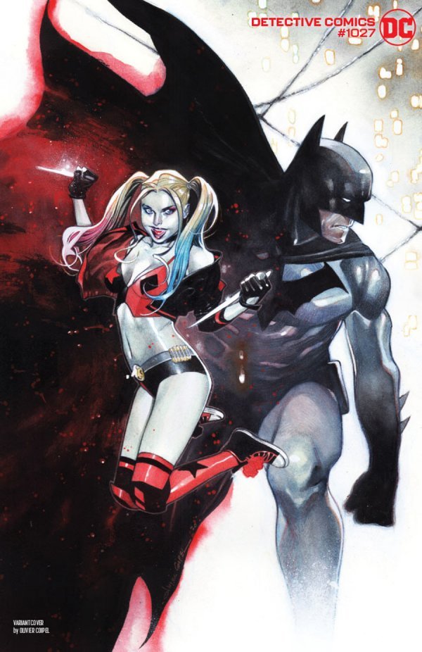 Detective Comics #1027 Cover H Olivier Coipel Batman & Harley Quinn Variant
