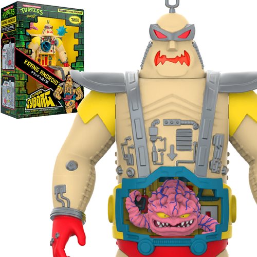 Teenage Mutant Ninja Turtles Super Cyborg Krang Android Full Color Action Figure by super7