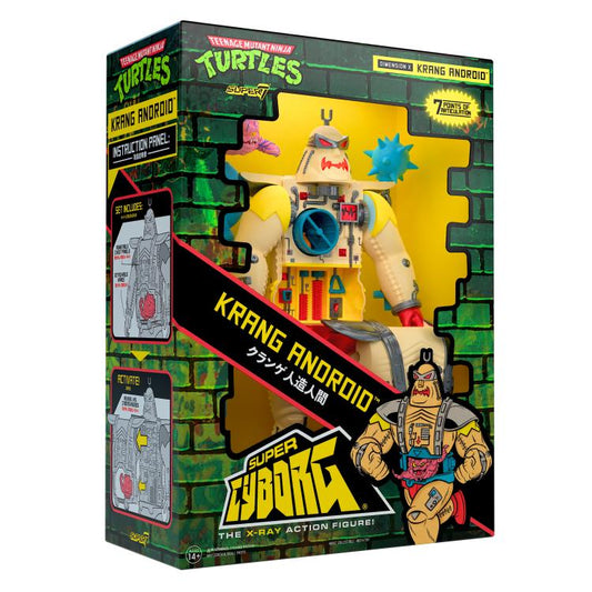 Teenage Mutant Ninja Turtles Super Cyborg Krang Android Full Color Action Figure by super7