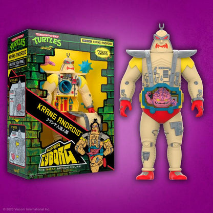 Teenage Mutant Ninja Turtles Super Cyborg Krang Android Full Color Action Figure by super7