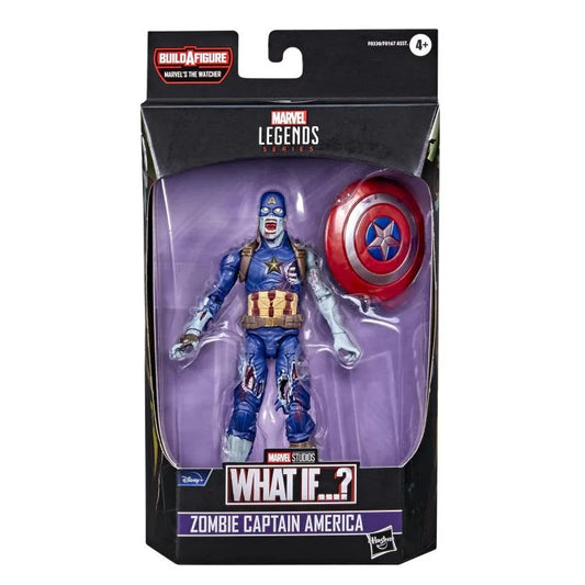 What If...? Marvel Legends Zombie Captain America Action Figure (Marvel's The Watcher BAF)