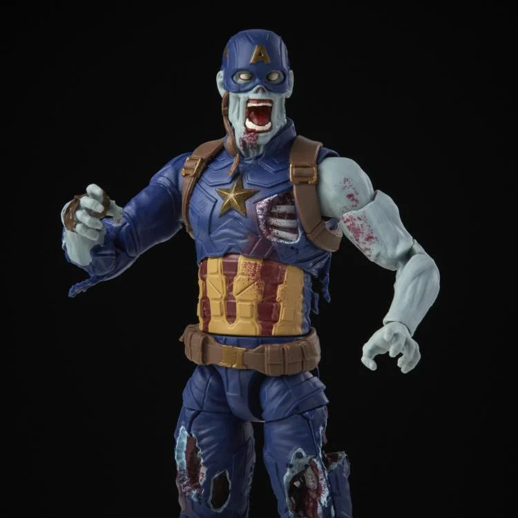 What If...? Marvel Legends Zombie Captain America Action Figure (Marvel's The Watcher BAF)