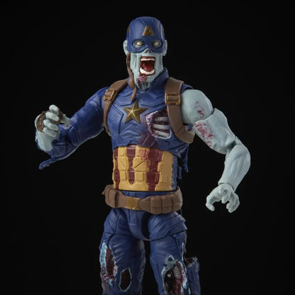What If...? Marvel Legends Zombie Captain America Action Figure (Marvel's The Watcher BAF)