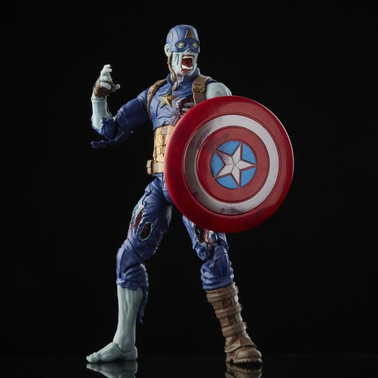 What If...? Marvel Legends Zombie Captain America Action Figure (Marvel's The Watcher BAF)