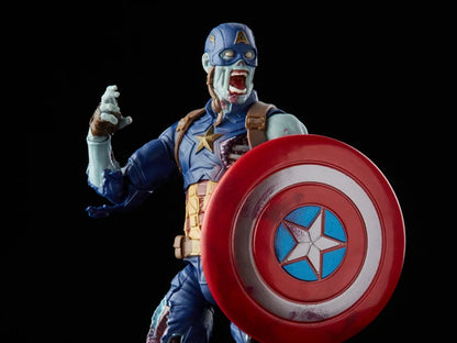 What If...? Marvel Legends Zombie Captain America Action Figure (Marvel's The Watcher BAF)