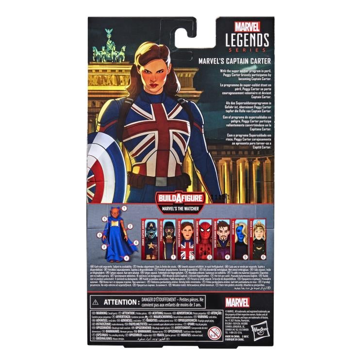 What If...? Marvel Legends Marvel's Captain Carter Action Figure (Marvel's The Watcher BAF)