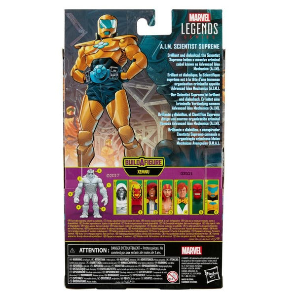 Marvel Legends Super Villains A.I.M. Scientist Supreme Action Figure (Xemnu BAF)