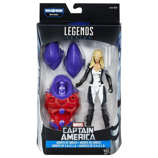 Marvel 6 Inch Legends Agents of Shield Mockingbird Action Figure (Build Red Skull)