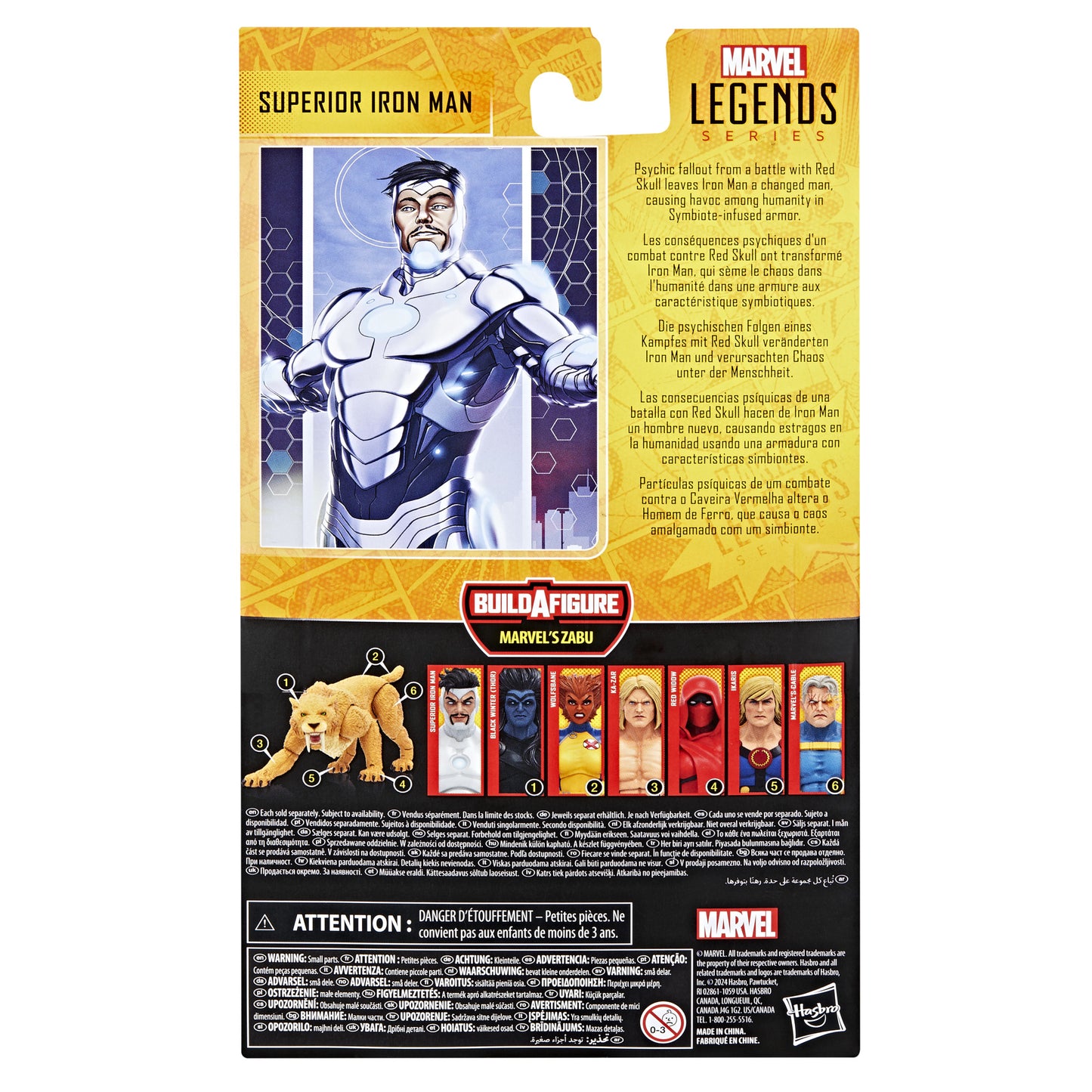 MARVEL LEGENDS 6IN SUPERIOR IRON MAN AF