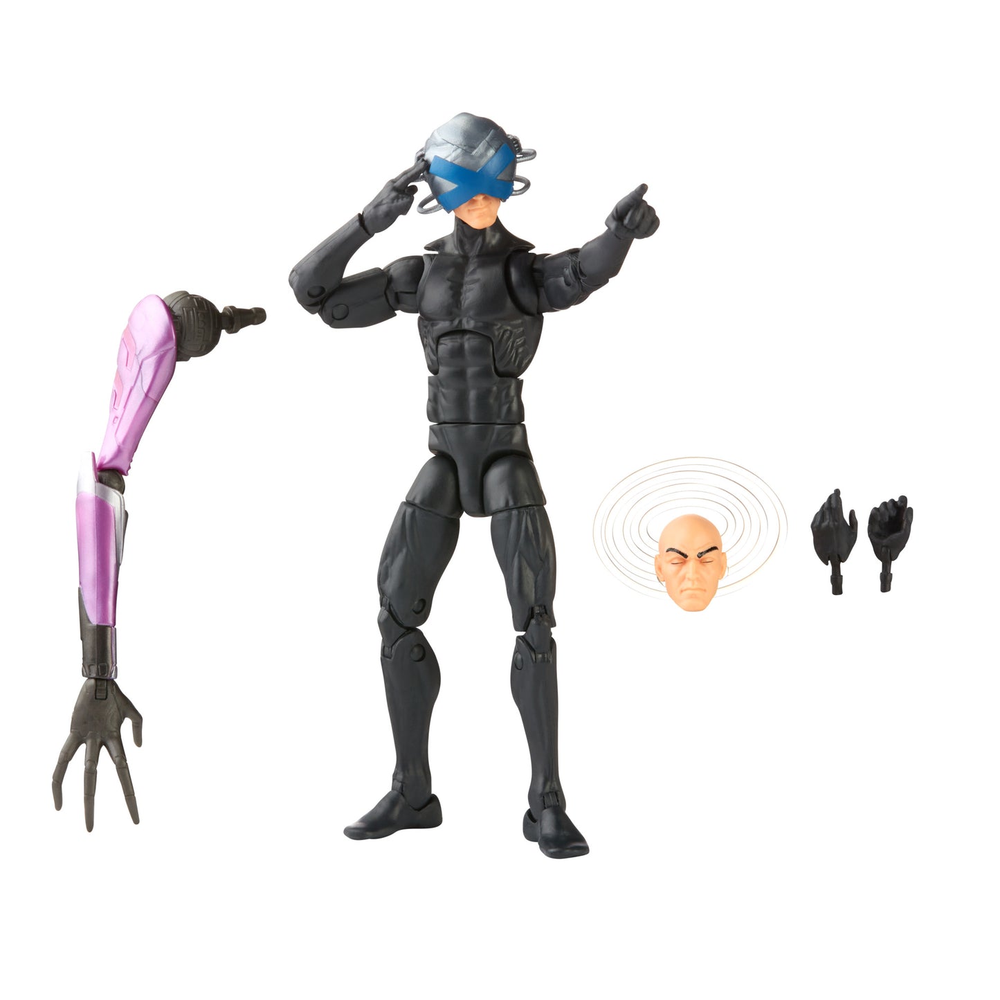 X-Men Marvel Legends Professor X Action Figure (Tri Sentinel BAF)