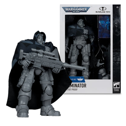 WARHAMMER 40K WV9 SPACE MARINE ELIMINATOR Artist Proof 7IN AF