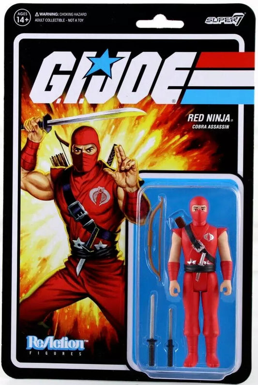 GI Joe Red Ninja ReAction Figure