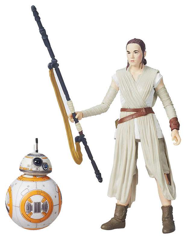 Star Wars The Force Awakens Black Series Rey (Jakku) & BB-8 Action Figure