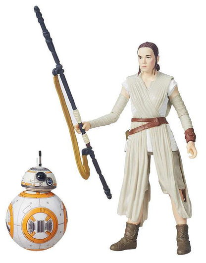Star Wars The Force Awakens Black Series Rey (Jakku) & BB-8 Action Figure