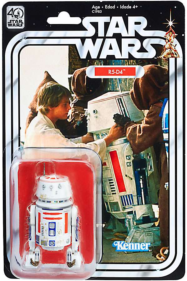 Star Wars A New Hope Black Series 40th Anniversary R5-D4 Exclusive Action Figure