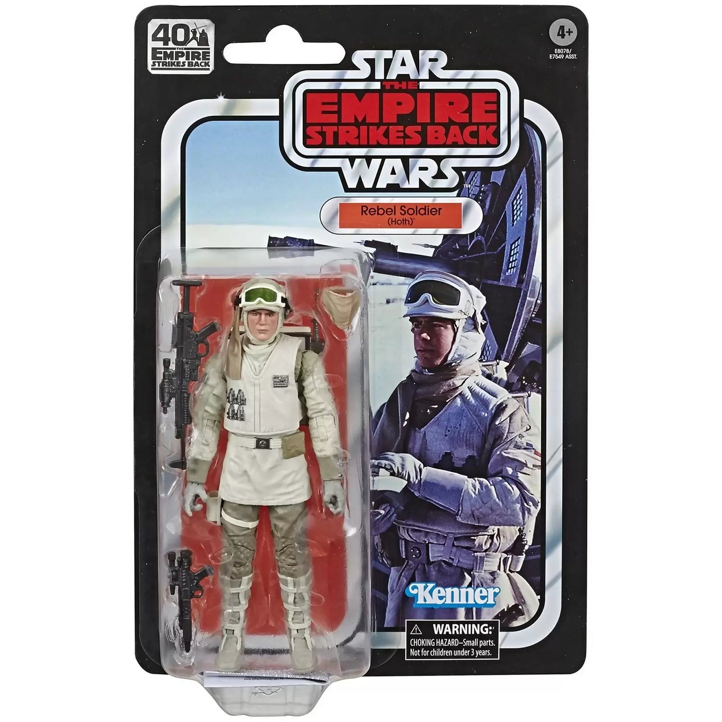 Star Wars 40th Anniversary The Black Series 6" Hoth Rebel Soldier (Empire Strikes Back)