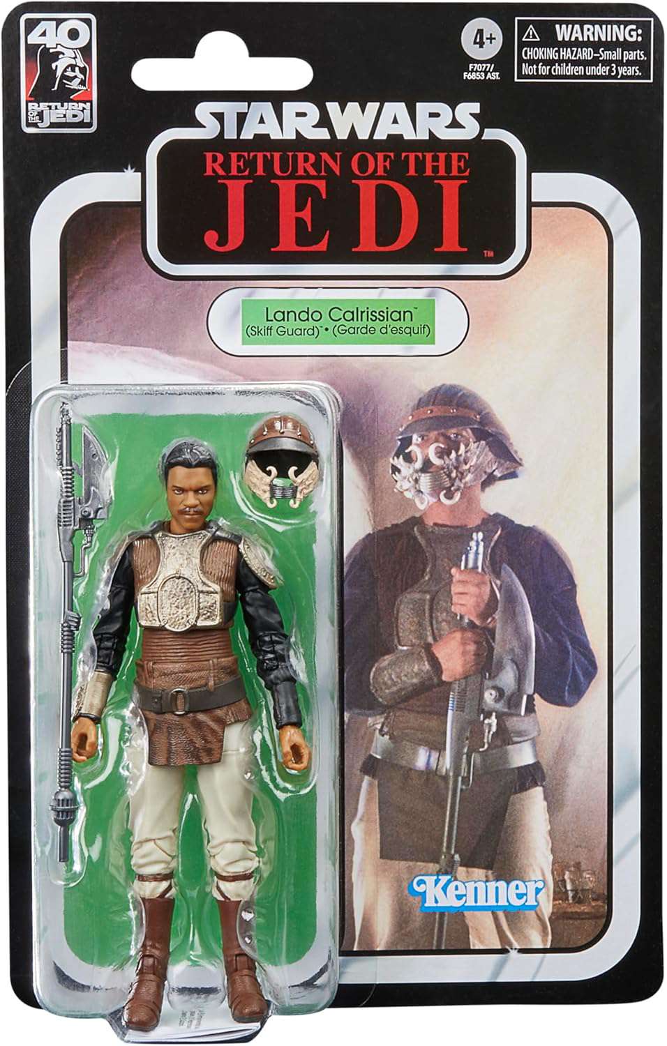 Star Wars Return of the Jedi Black Series Lando Calrissian (Skiff Guard) Action Figure [40th Anniversary]