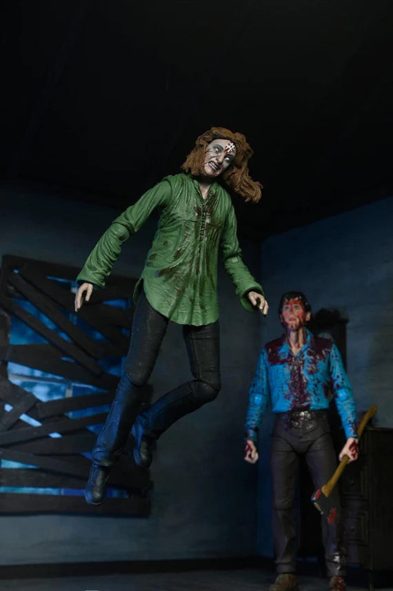 Evil Dead Ult Bloody Ash & Cheryl Williams 2pc Action Figure