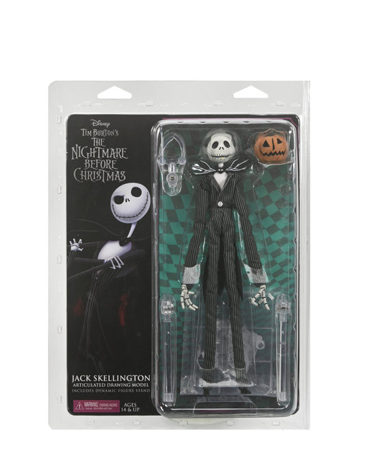 NECA The Nightmare Before Christmas Jack Skellington with Pumpkin Articulated Action Figure