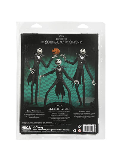 NECA The Nightmare Before Christmas Jack Skellington with Pumpkin Articulated Action Figure
