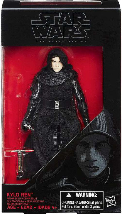 Star Wars The Force Awakens Black Series Kylo Ren Unmasked Action Figure