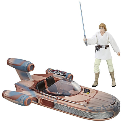 Hasbro Star Wars The Black Series 6 inch Luke Skywalker and Landspeeder #02