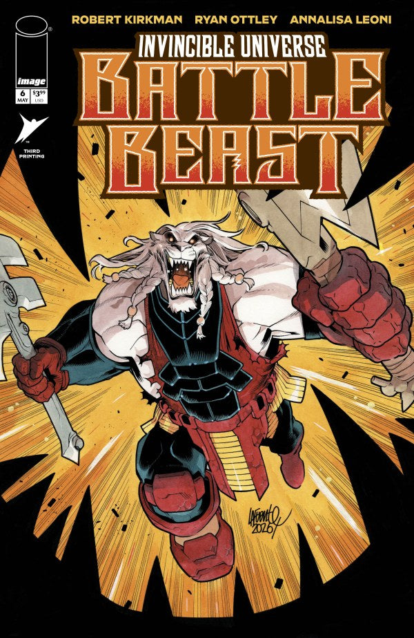 Invincible Universe: Battle Beast #6 3rd Printing David Lafuente
