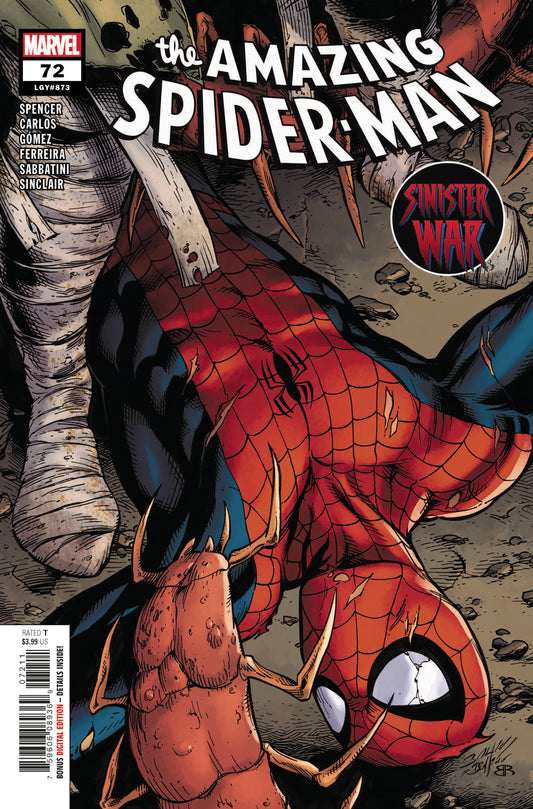 AMAZING SPIDER-MAN #72 SINWAR