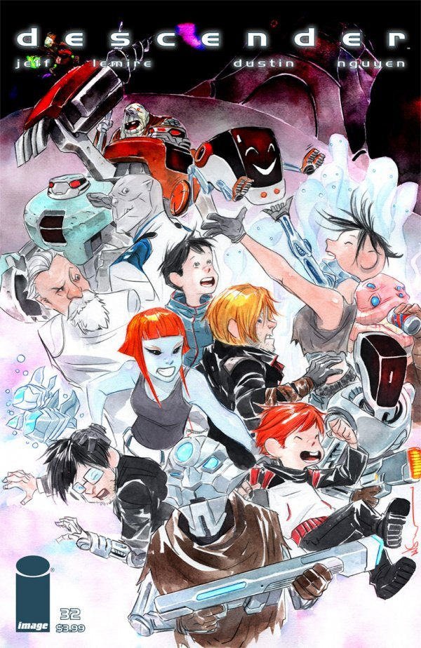 Descender #32 Cover B Lil Robot Nguyen