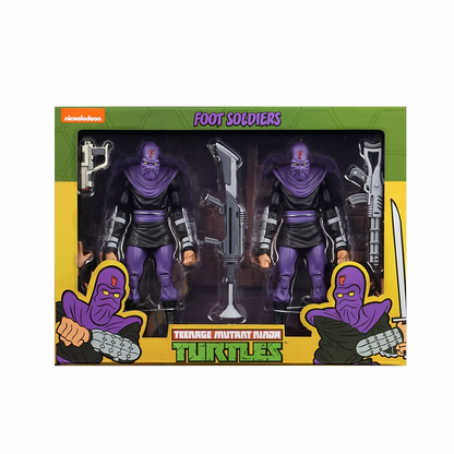 Teenage Mutant Ninja Turtles NECA Foot Soldiers 2 Pack (Cartoon)