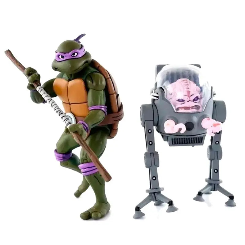 NECA Teenage Mutant Ninja Turtles Donatello & Krang Exclusive Action Figure 2-Pack