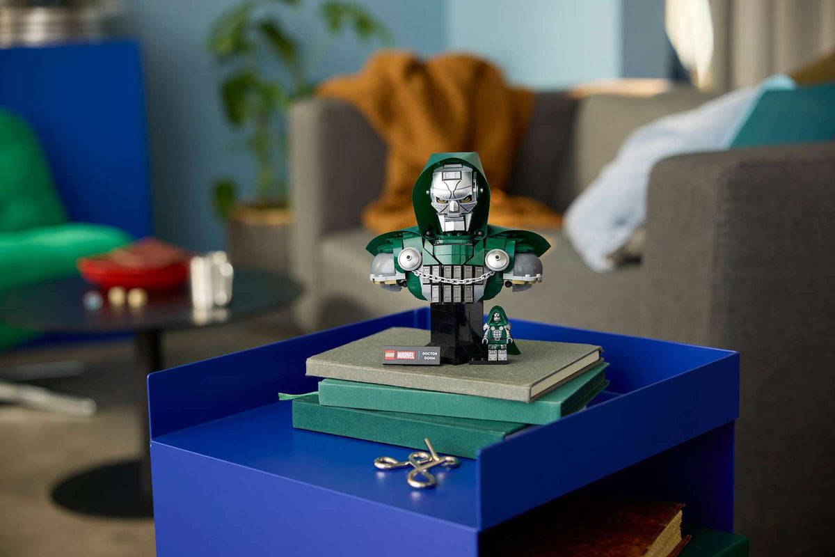 LEGO Doctor Doom Bust
