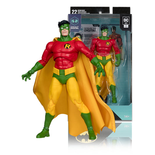 Robin of Earth 2 (Crisis on Infinite Earths) 7" Figure w/McFarlane Toys Digital Collectible