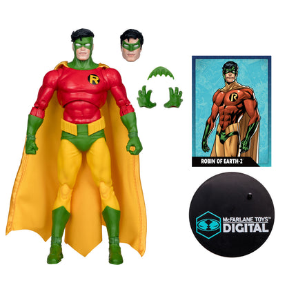 Robin of Earth 2 (Crisis on Infinite Earths) 7" Figure w/McFarlane Toys Digital Collectible