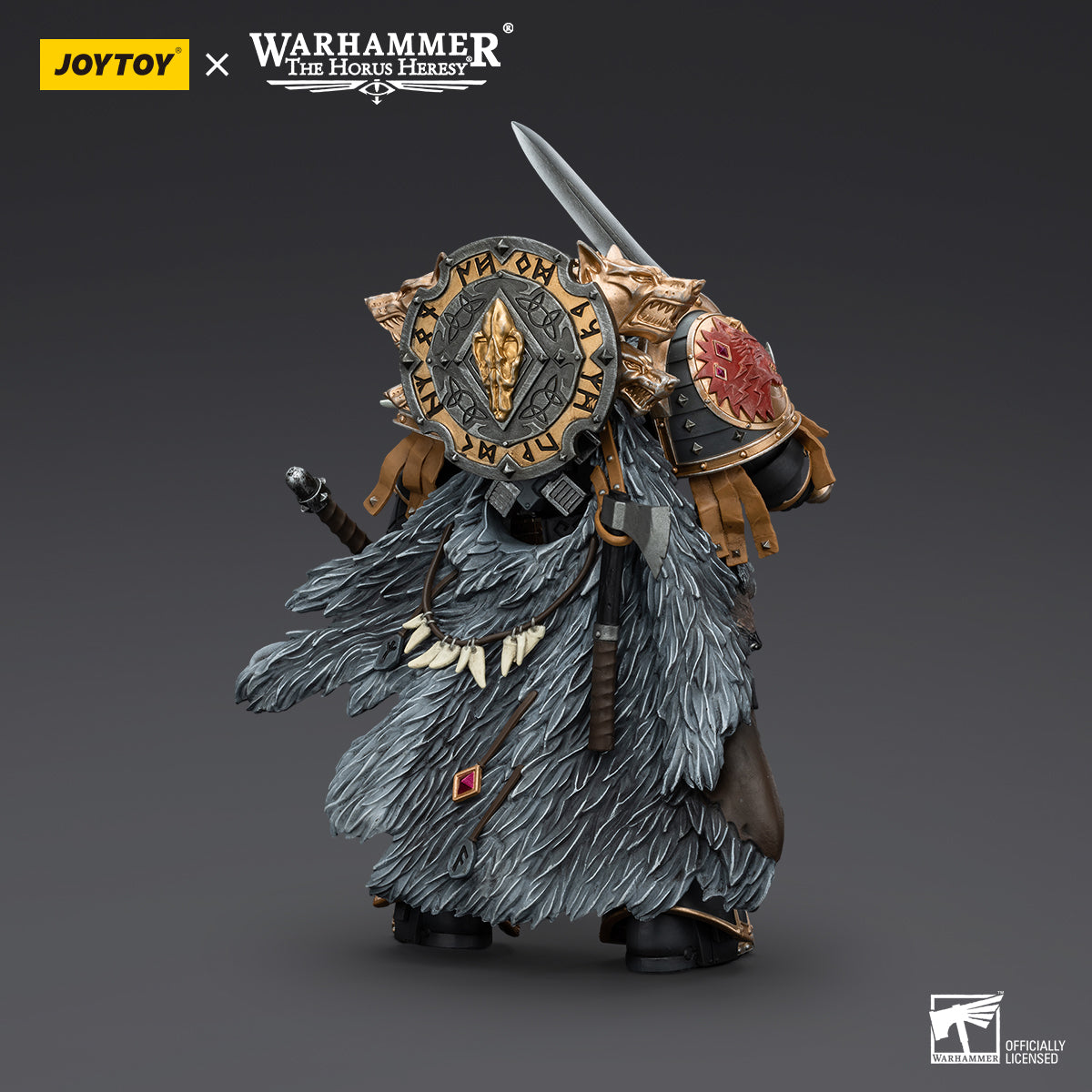 JOYTOY WH 40K SPACE WOLVES PRIMARCH LEMAN RUSS 1/18 AF (Net)