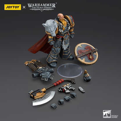 JOYTOY WH 40K SPACE WOLVES PRAETOR POWER AXE 1/18 AF