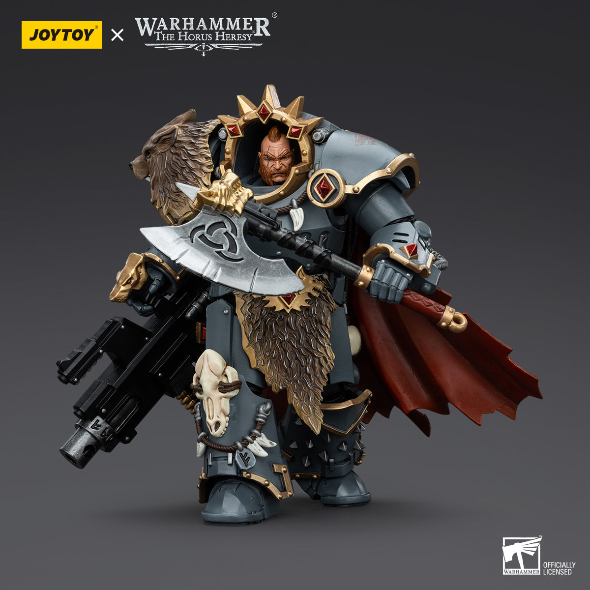 JOYTOY WH 40K SPACE WOLVES HVARL RED-BLADE 1/18 AF