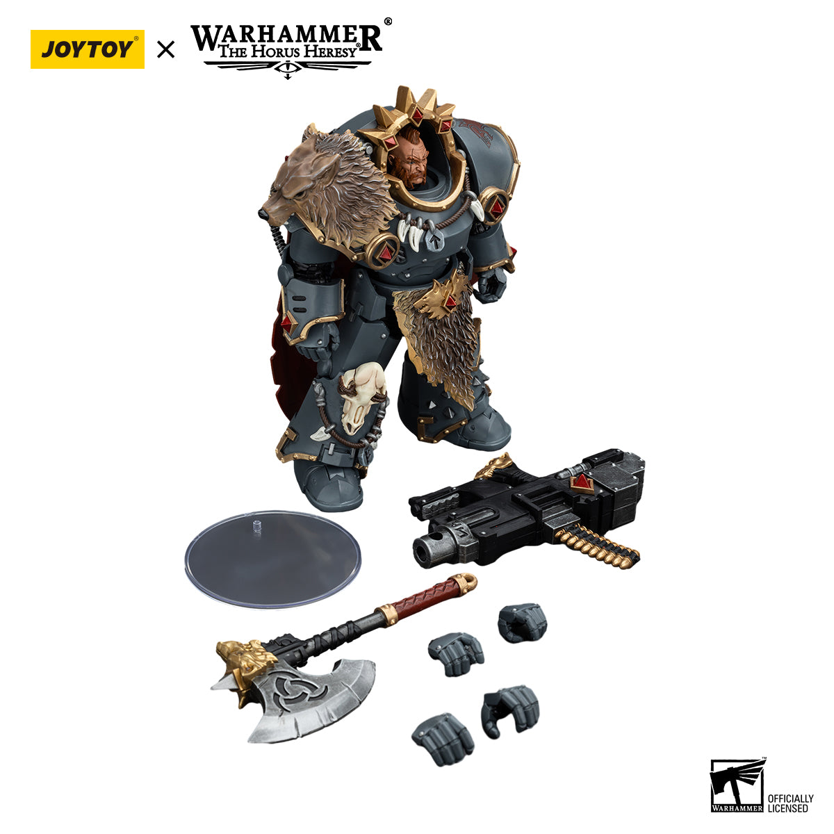 JOYTOY WH 40K SPACE WOLVES HVARL RED-BLADE 1/18 AF