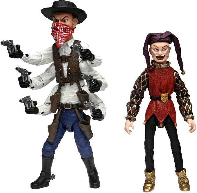 PUPPET MASTERS ULT SIX-SHOOTER & JESTER 2 PK 7IN AF